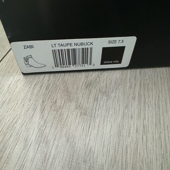 Dolce Vita Booties. Taupe nubuck - Picture 5 of 5